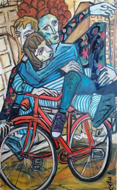 En apnée 绘画, 47.2x31.5 in
