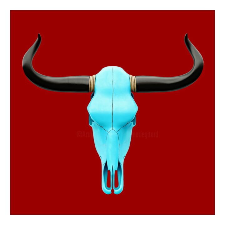 The Spanish Cow 数字艺术, 19.7x19.7 in