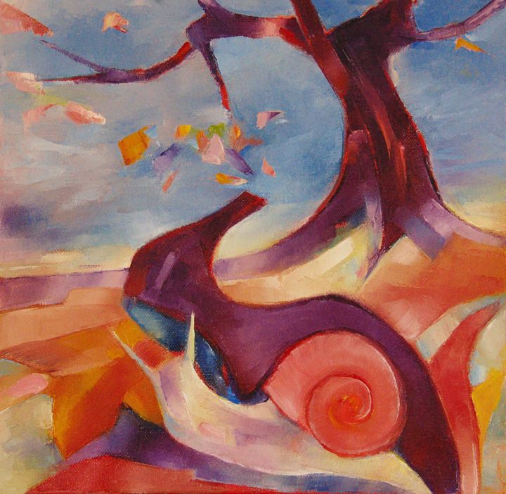 Peinture intitulée "L'INTRIGUE DE L'ESC…" par Philippe Graillot (TORGALLI), Œuvre d'art originale, Huile