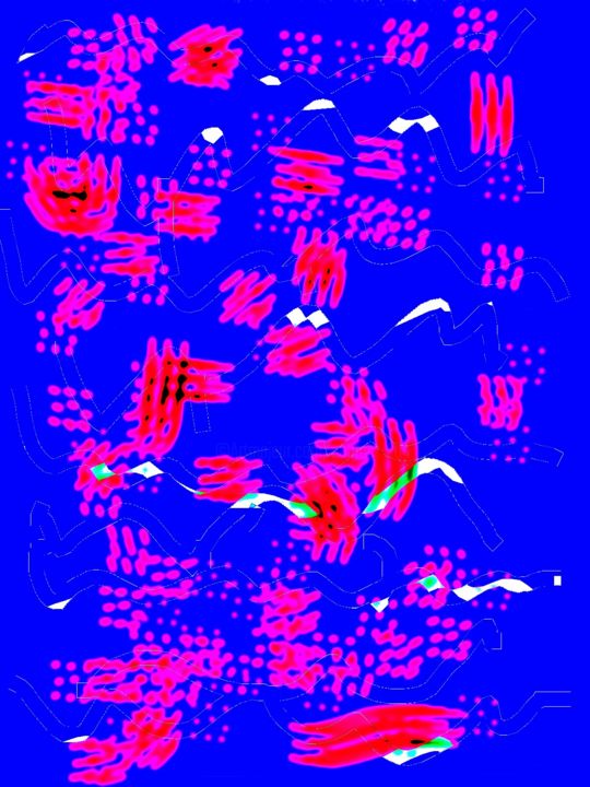 Painting titled "Gulls over the sea" by Greg Powell, Original Artwork, 2D Digital Work