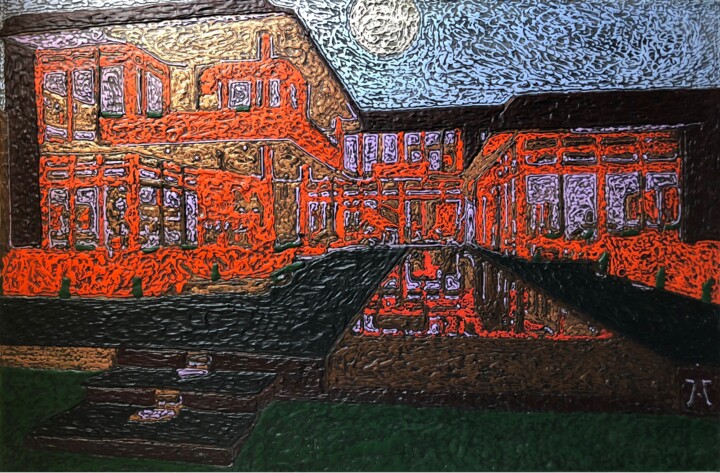 Peinture intitulée "VITA DREAM" par Marjinal Artiste Peintre Décalé Français, Œuvre d'art originale, Acrylique