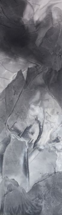 Painting titled ""The Diving Ink" 墨道…" by Lanying Yu, Original Artwork, Ink