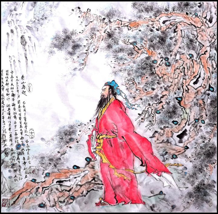Schilderij getiteld "Stage comeback" door Rongsong Xie Xie Rong Song, Origineel Kunstwerk, pigmenten