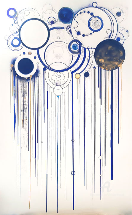 Cercles 4 图画, 63x39.4 in
