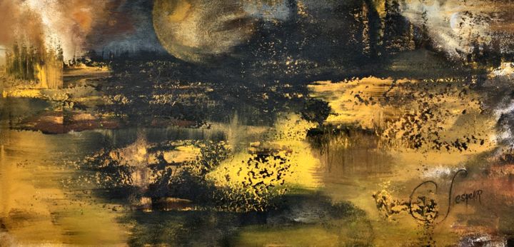 Manipura 绘画, 26.2x55.1 in