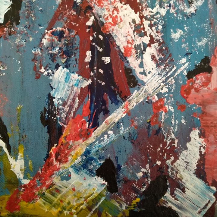제목이 "Untitled 4"인 미술작품 Atignas Art로, 원작, 아크릴 목재 패널에 장착됨
