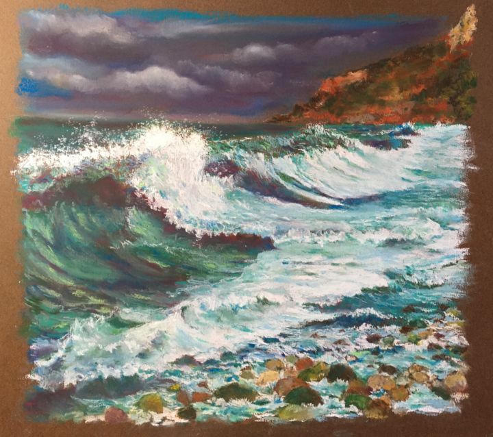 Le Cap de la Hève sous la tempête