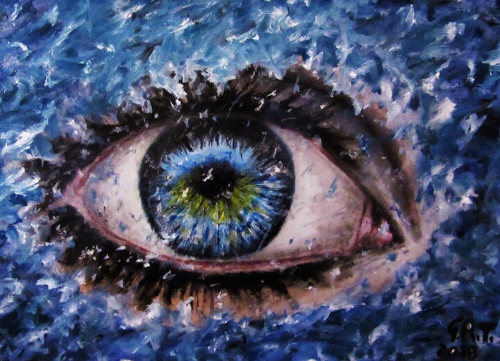Destino virtuale 绘画, 19.7x27.6 in