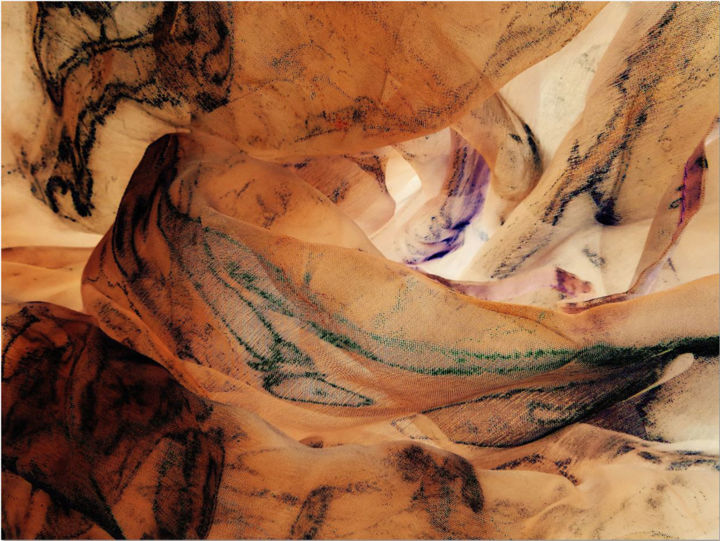 Fotografía titulada "Rupestre 2.0 1" por Catherine Vasseur, Obra de arte original, Fotografía digital