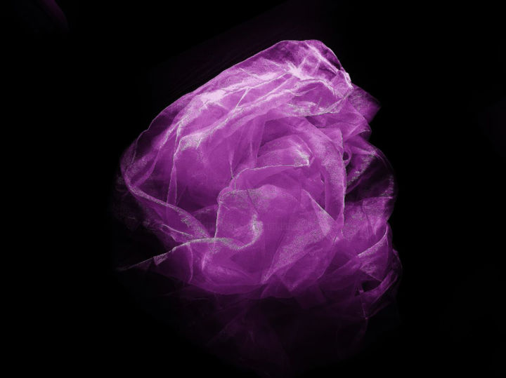 Fotografía titulada "Les Vaporeux Violet" por Catherine Vasseur, Obra de arte original, Fotografía digital