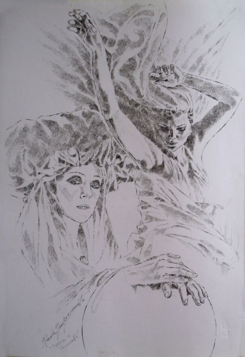 图画,  18.9x13 in 