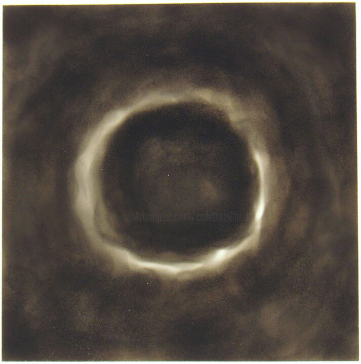 图画 标题为“Eclipse” 由Colette Billaud, 原创艺术品, 颜料