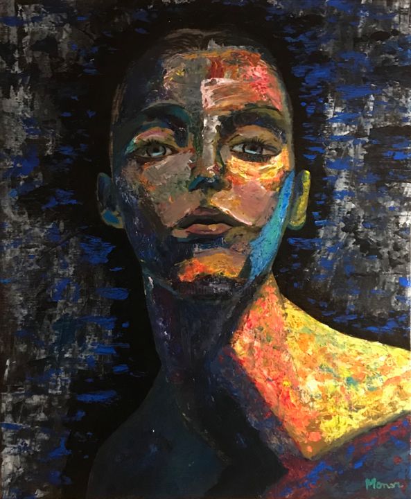 Feelings III 绘画, 18.1x15 in