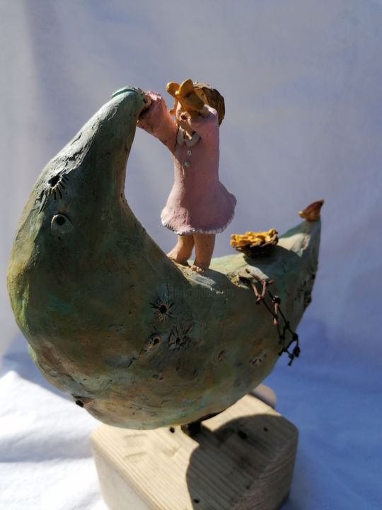 La décrocheuse d'étoiles 雕塑, 8.3x6.7 in