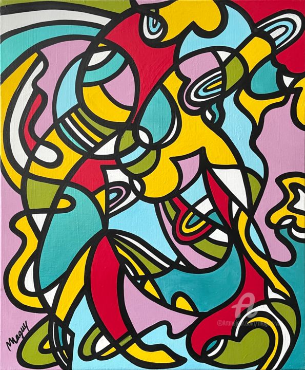 绘画,  23.6x20.1 in 
