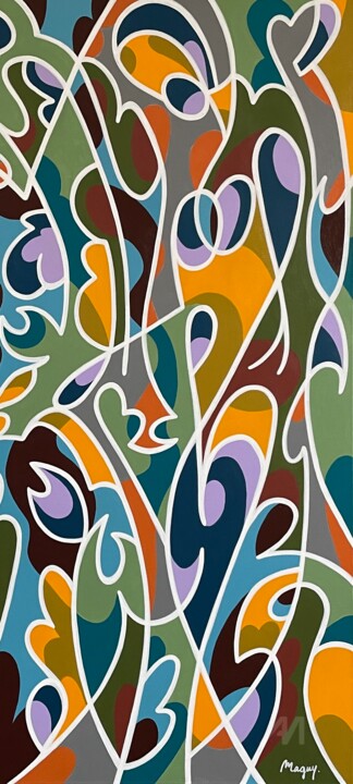 Adeve 绘画, 45.7x35 in