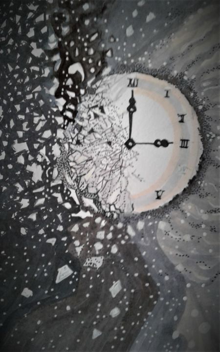 étoiles de temps 图画, 7.5x7.5 in
