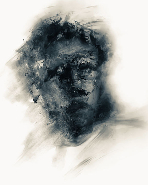 "NO FACE" başlıklı Dijital Sanat Asaliah tarafından, Orijinal sanat, Dijital Resim