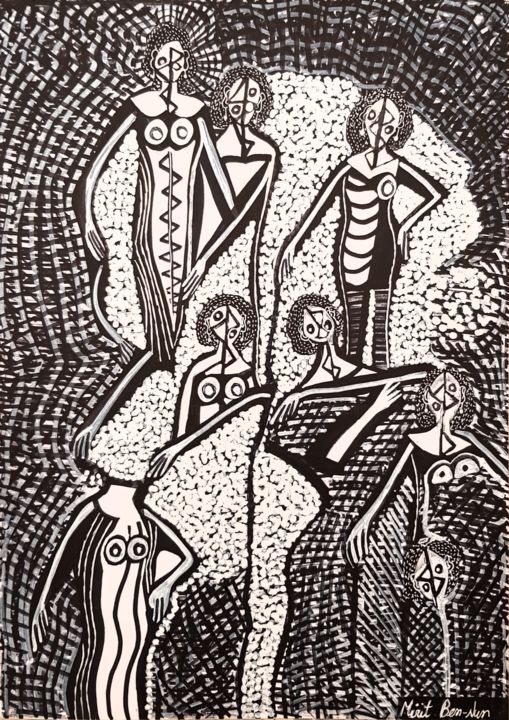 "Visual art at artis…" başlıklı Tablo Mirit Ben-Nun tarafından, Orijinal sanat, Mürekkep