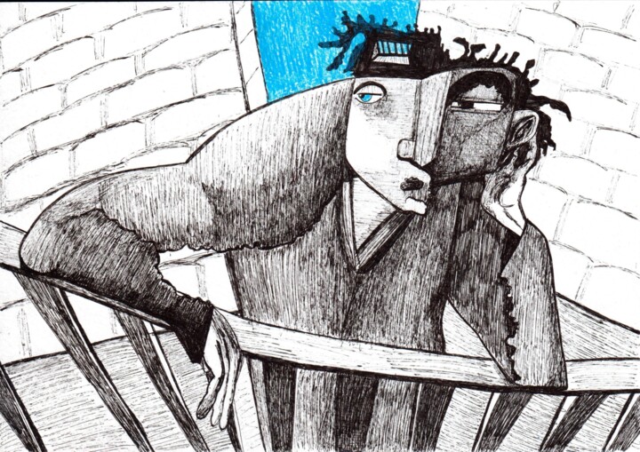 A piece of the sky 图画, 8.3x11.7 in