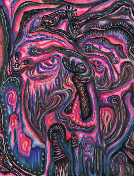 Goodbye 绘画, 15.8x11.8 in