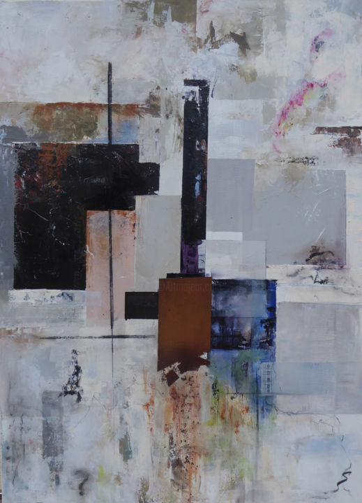 Painting titled "ABSTRACTO 10" by Ana María Gonzalez Jimenez, Original Artwork, Acrylic