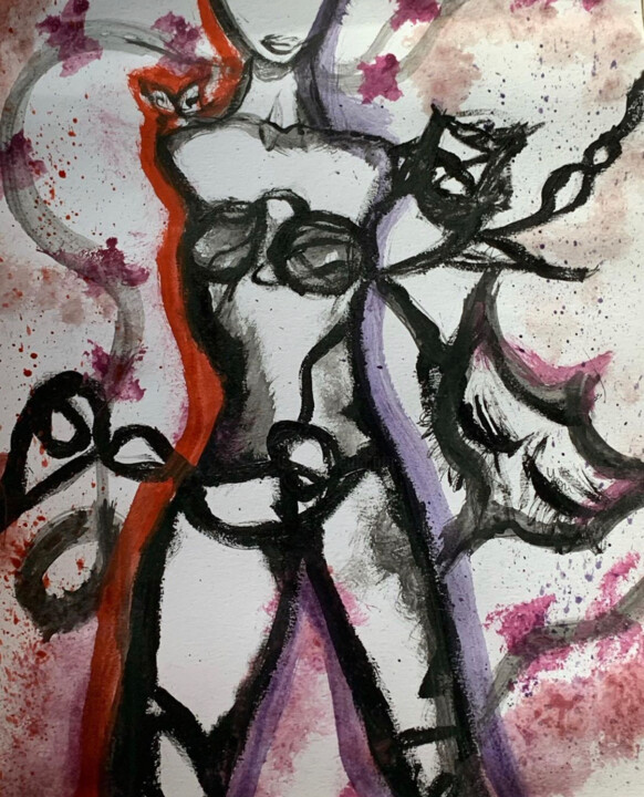 绘画,  16.5x11.7 in 