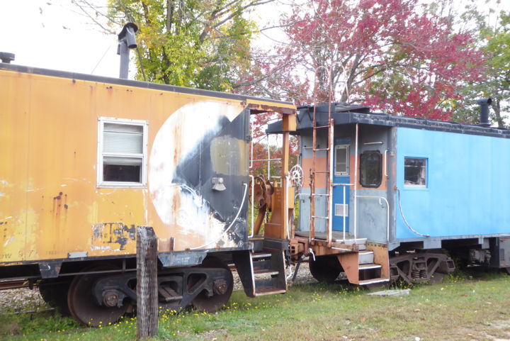 Photography titled "Railroad Retirees #2" by Barry Sugarman, Original Artwork, Digital Photography