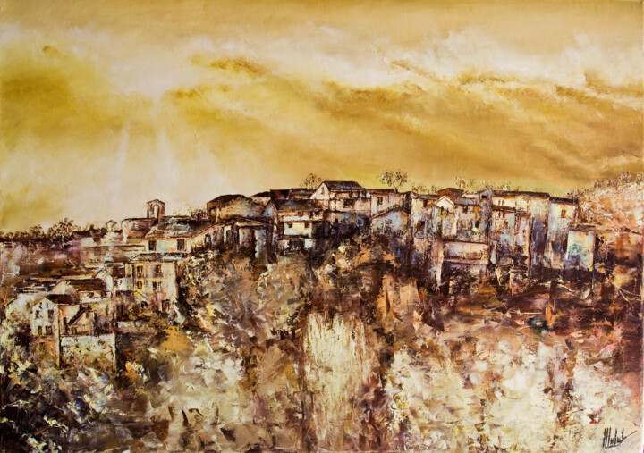 Paesaggio Autunnale 绘画, 19.7x27.6 in