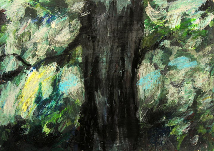 Le tronc 绘画, 7.5x10.6 in