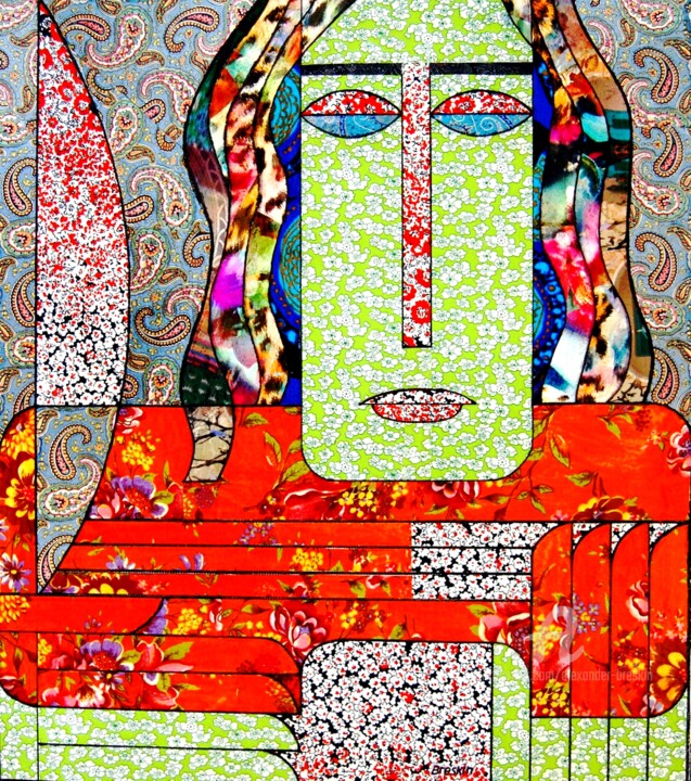 拼贴,  28.7x25.2 in 
