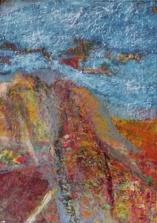 Peinture intitulée "PF1" par Philippe Casaubon, Œuvre d'art originale, Huile