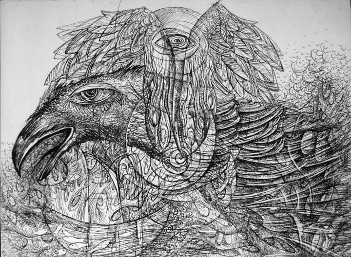 图画,  13.8x18.5 in 