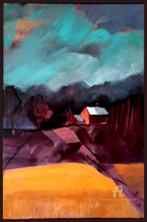 미술작품,  35.4x23.6 in 
