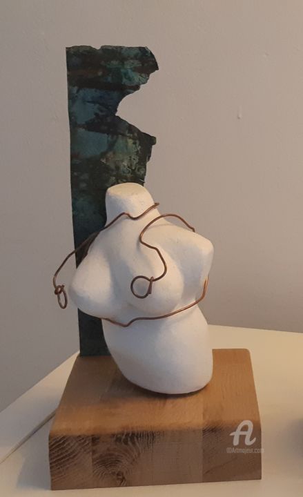 Rondeurs 1 雕塑, 13.8x5.9 in