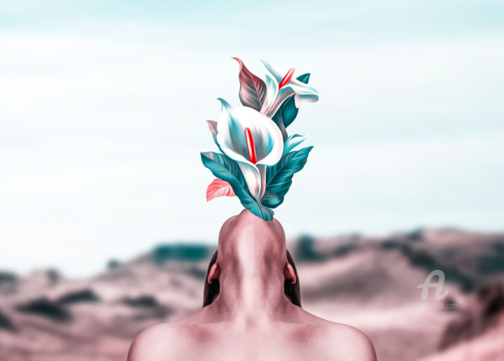 Digital Arts titled "When words run away…" by Thiago Pixels, Original Artwork, Photo Montage