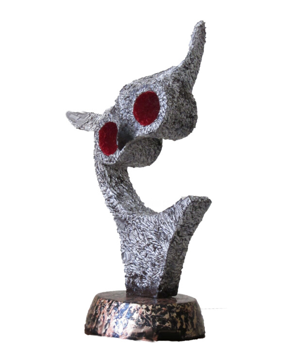 The Blind Owl 雕塑, 16.9x13.8 in