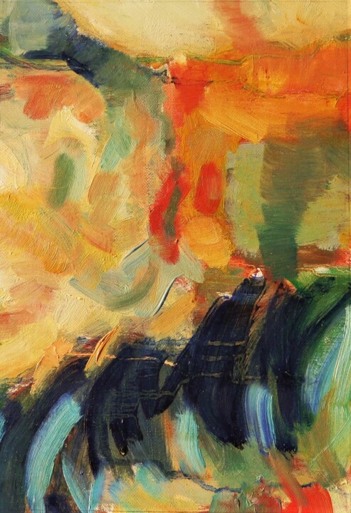 Peinture intitulée "PF 10" par Philippe Casaubon, Œuvre d'art originale, Huile