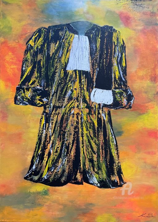 Aux couleurs de la justice 绘画, 27.6x19.7 in