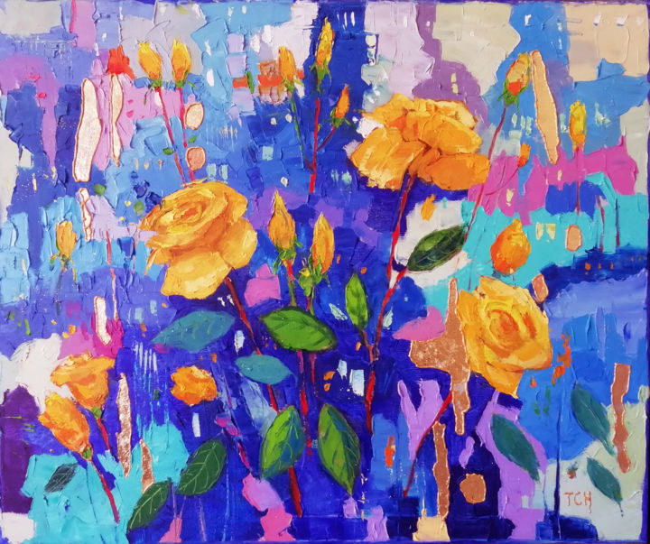 Nel mio giardino 绘画, 19.7x23.6 in