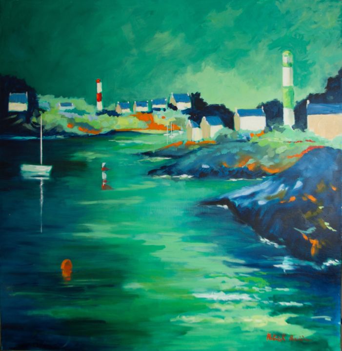 "Doëlan II" başlıklı Tablo Patrick Briere tarafından, Orijinal sanat, Petrol