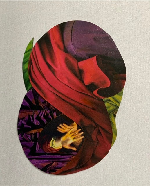 Collages titled "Trilogie : Sollicit…" by Catherine Jaq, Original Artwork, Collages