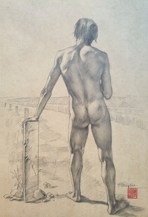 图画,  11.8x8.3 in 