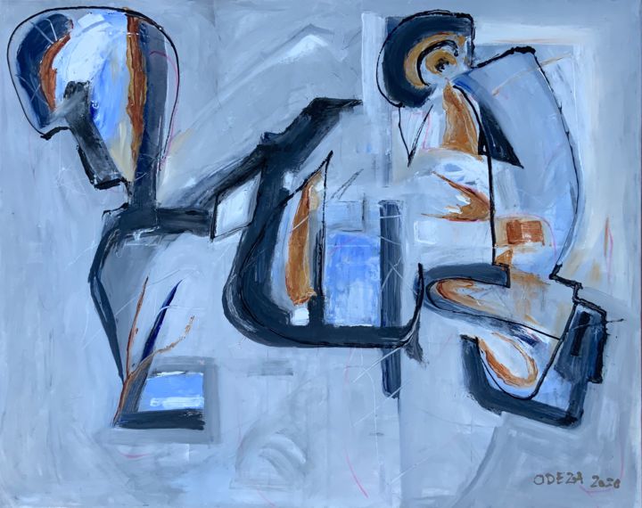 Epidemiologistas 绘画, 31.5x39.4 in