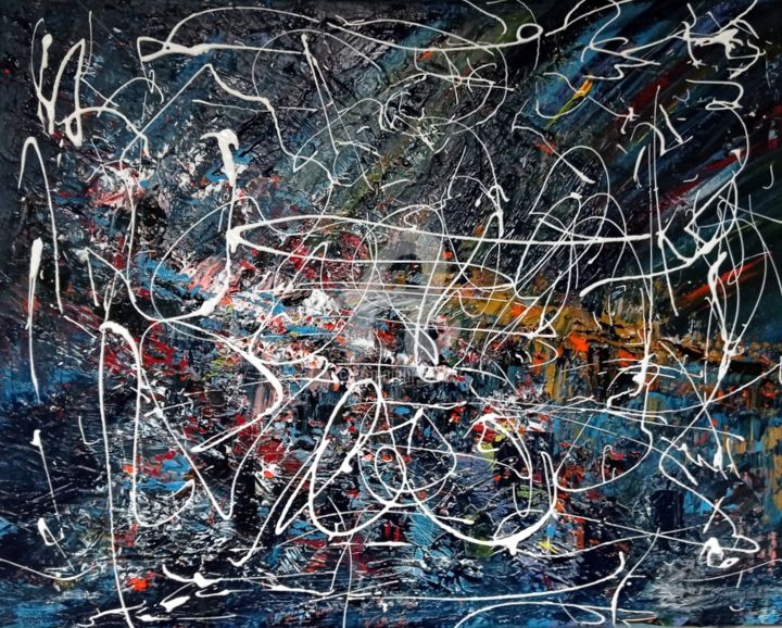 Peinture intitulée "A5" par Didier Duclos, Œuvre d'art originale, Acrylique