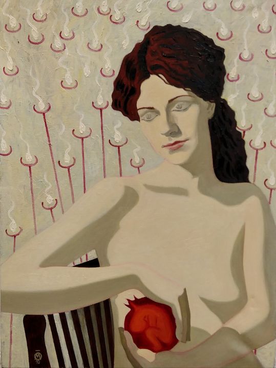 Ловушки для сперматозоидов. 绘画, 27.6x21.7 in