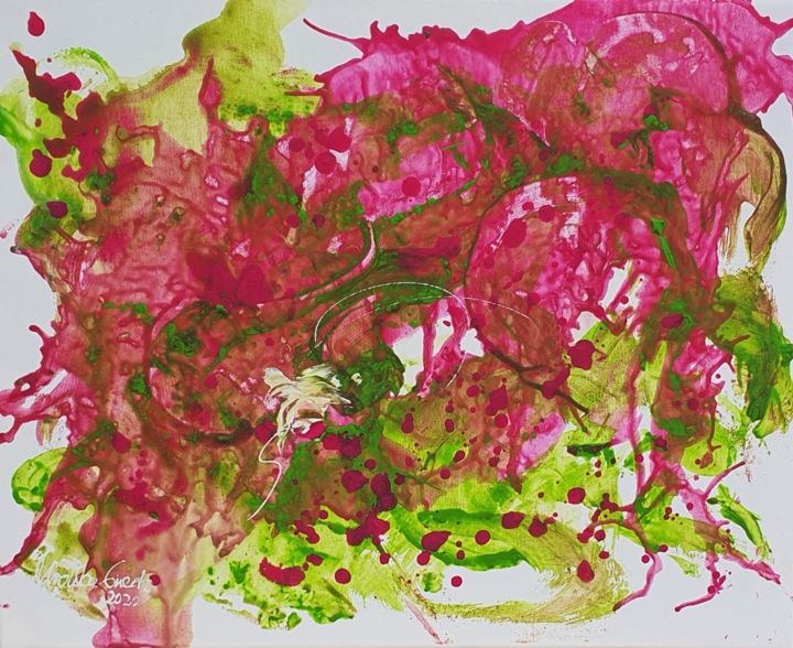 Started with a kiss 绘画, 15.8x19.7 in