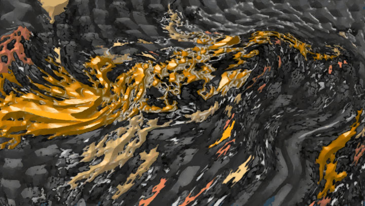 Digital Arts titled "Adderall" by Ken Overman, Original Artwork, 2D Digital Work
