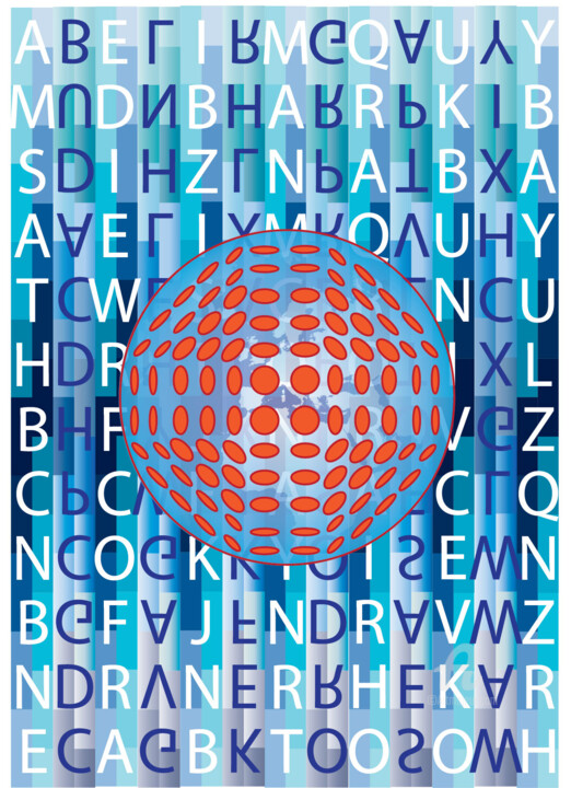 Charity Project: Covid over Globe ft A-Z Airport Codes 数字艺术
