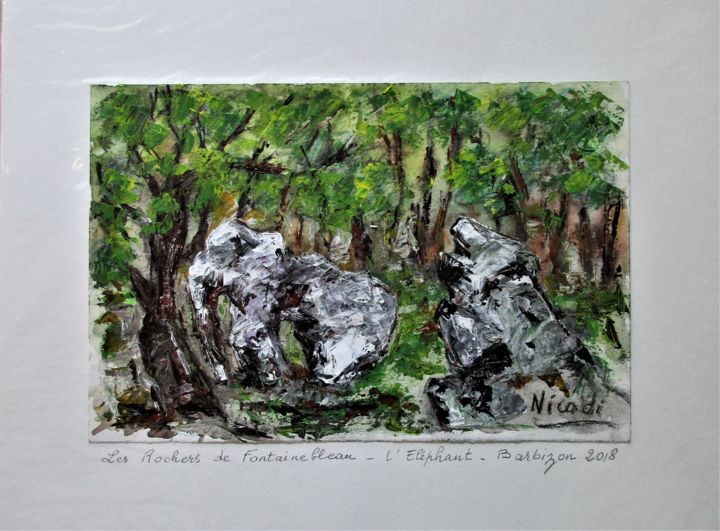Peinture intitulée "Sans Titre 8" par Nicodi, Œuvre d'art originale, Acrylique